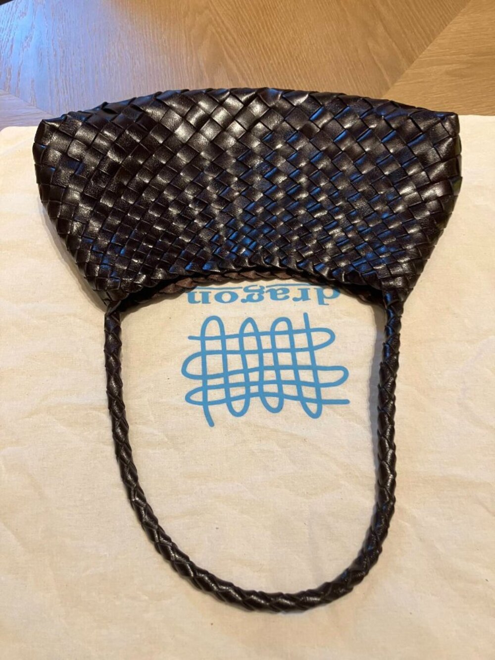 Dragon Diffusion Rosanna Woven Leather Bag - Picture 6 of 9